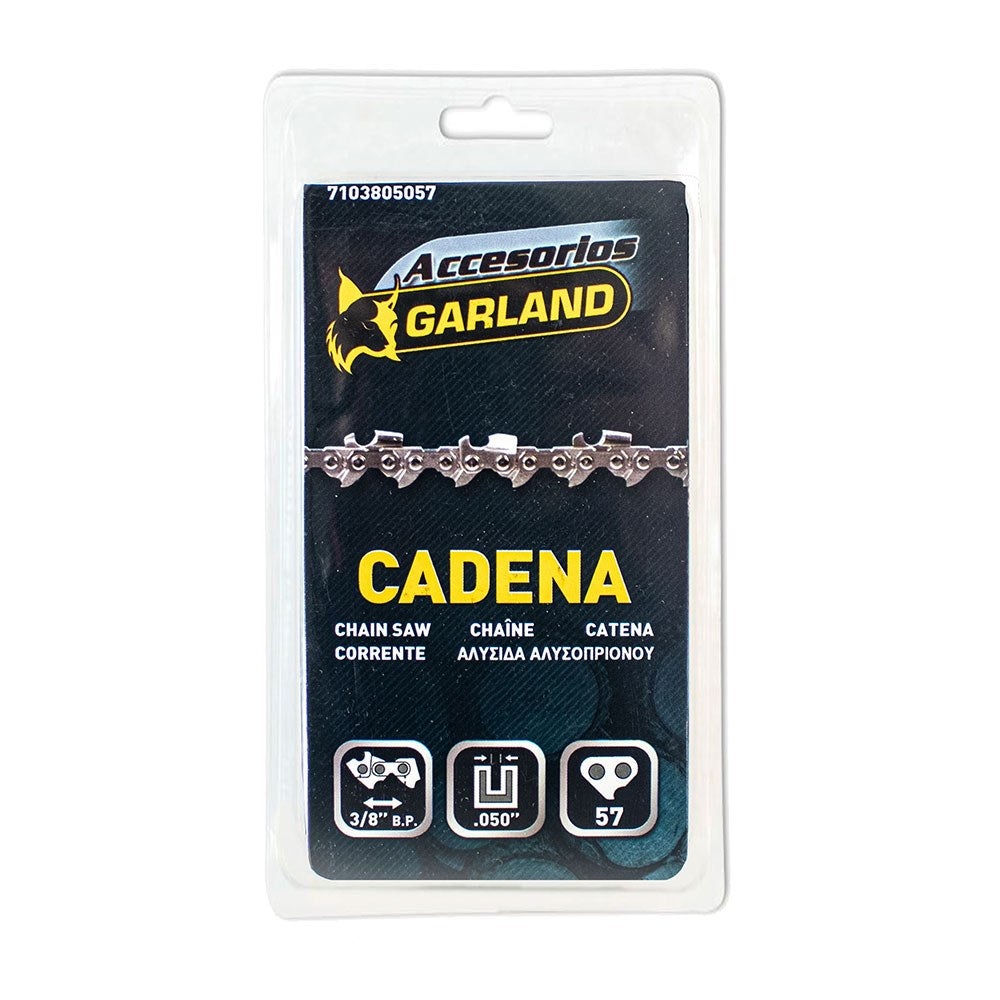 Corrente de motosserra para guia de 16 pol / 40 cm, 57 elos, 3/8 pol. b.p., espessura 0,050 pol / 1,3 mm_0