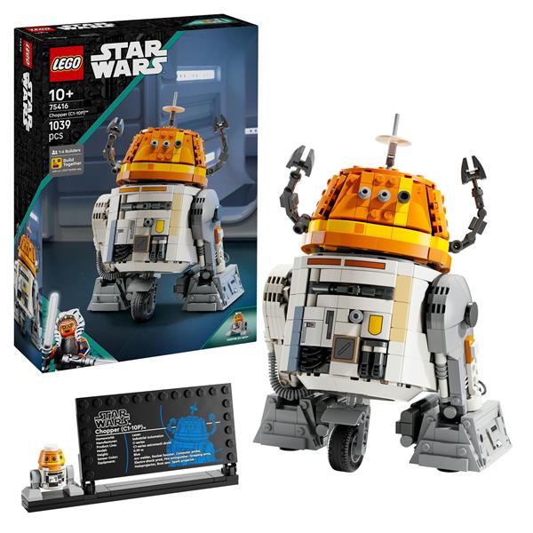 Brinquedo de Construção LEGO / C1-10P Chopper Astromech-Droide Star Wars / Azul e Cinza / 75416_0