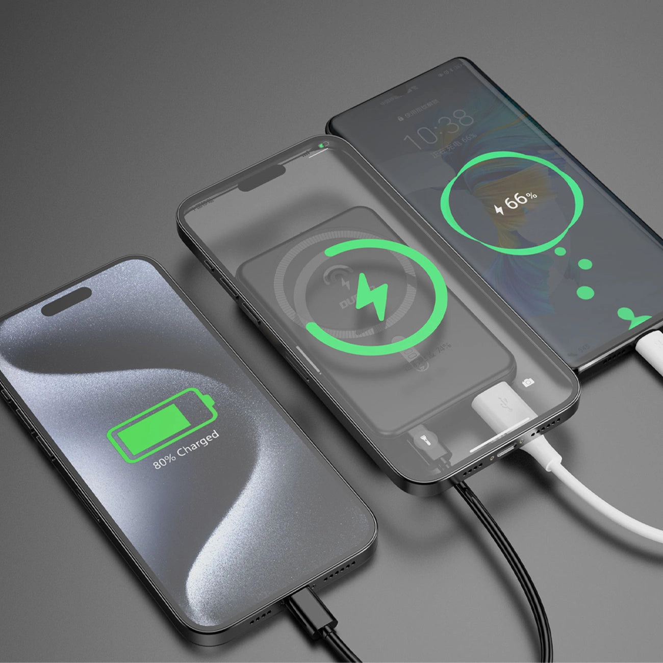 Dudao K14S USB-C / MagSafe wireless powerbank 20W 5000mAh - black_3