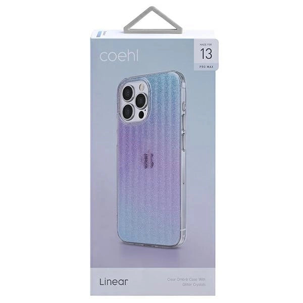 Uniq Coehl Linear case for iPhone 13 Pro Max - pink and blue_1