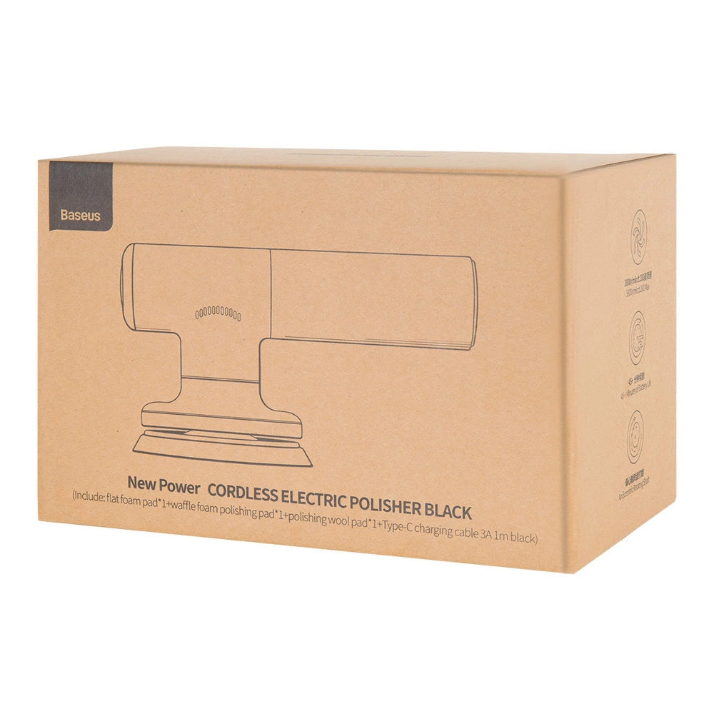 Baseus cordless electric polish machine 30W 4000mAh black (CRDLQ-B01)_4