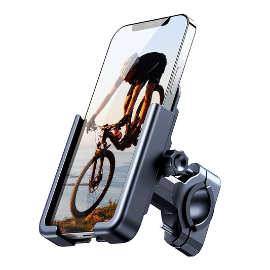 Wozinsky metal bicycle phone holder, scooters black (WBHBK3)_0