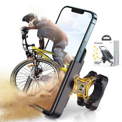 Wozinsky metal bicycle phone holder, scooters black (WBHBK3)_2