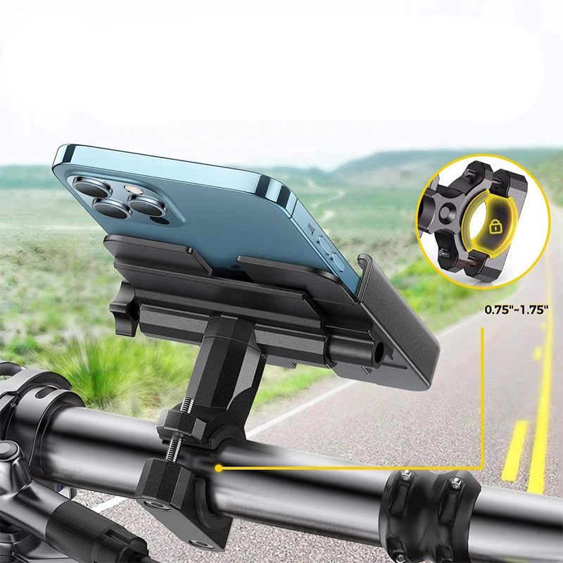 Wozinsky metal bicycle phone holder, scooters black (WBHBK3)_11