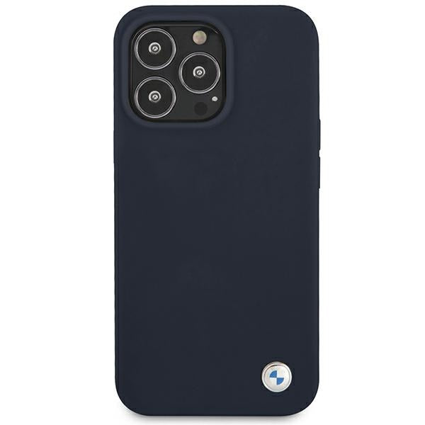 Etui BMW BMHCP13LSILNA iPhone 13 Pro / 13 6,1" granatowy/navy hardcase Silicone Signature_2