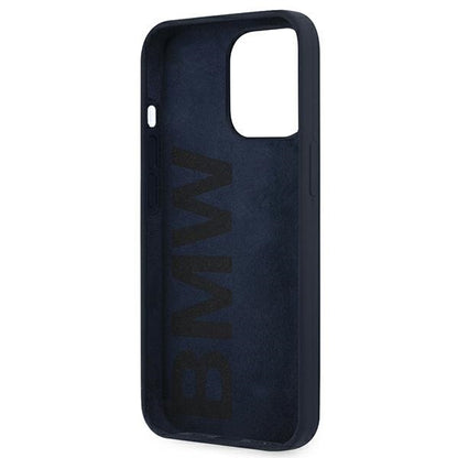 Etui BMW BMHCP13LSILNA iPhone 13 Pro / 13 6,1" granatowy/navy hardcase Silicone Signature_6