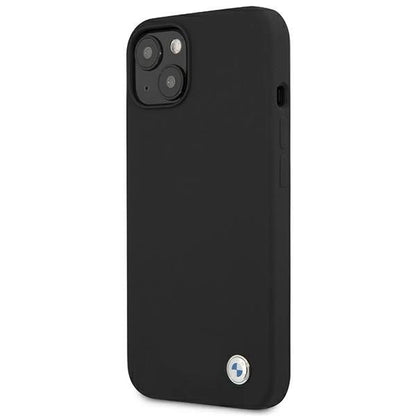 Etui BMW BMHCP13MSILBK iPhone 13 6,1" czarny/black hardcase Silicone Signature_1