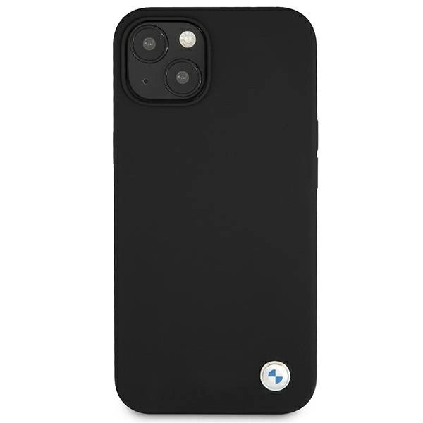 Etui BMW BMHCP13MSILBK iPhone 13 6,1" czarny/black hardcase Silicone Signature_2