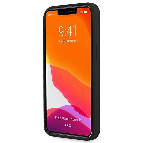 Etui BMW BMHCP13MSILBK iPhone 13 6,1" czarny/black hardcase Silicone Signature_4