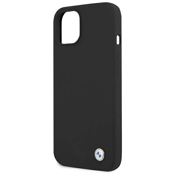 Etui BMW BMHCP13MSILBK iPhone 13 6,1" czarny/black hardcase Silicone Signature_5