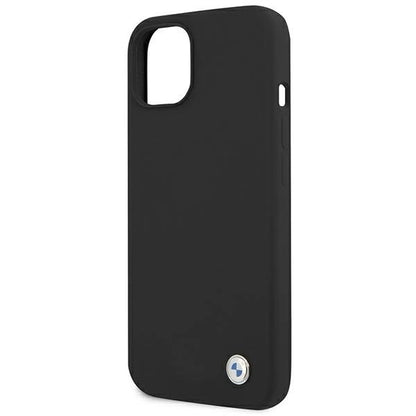Etui BMW BMHCP13MSILBK iPhone 13 6,1" czarny/black hardcase Silicone Signature_5