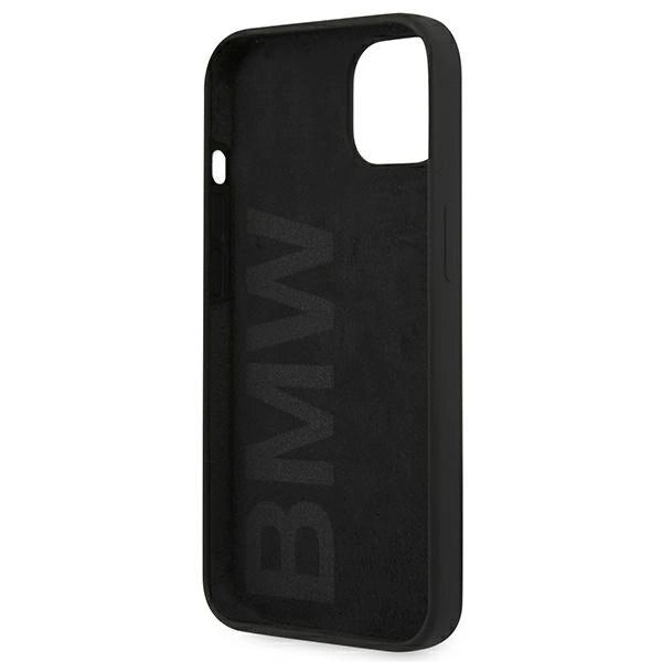 Etui BMW BMHCP13MSILBK iPhone 13 6,1" czarny/black hardcase Silicone Signature_6