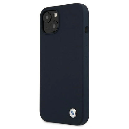 Etui BMW BMHCP13SSILNA iPhone 13 mini 5,4" granatowy/navy hardcase Silicone Signature_0