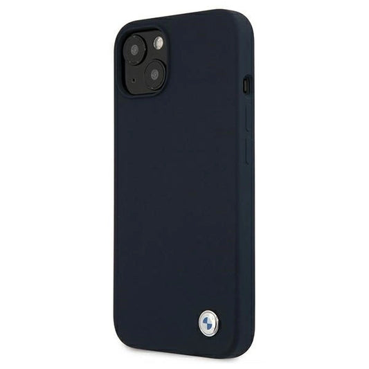 Etui BMW BMHCP13SSILNA iPhone 13 mini 5,4" granatowy/navy hardcase Silicone Signature_0