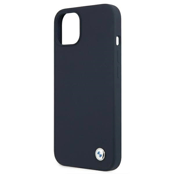 Etui BMW BMHCP13SSILNA iPhone 13 mini 5,4" granatowy/navy hardcase Silicone Signature_4