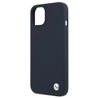 Etui BMW BMHCP13SSILNA iPhone 13 mini 5,4" granatowy/navy hardcase Silicone Signature_4