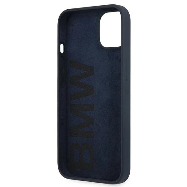 Etui BMW BMHCP13SSILNA iPhone 13 mini 5,4" granatowy/navy hardcase Silicone Signature_5