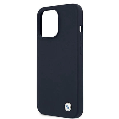 BMW Silicone Signature Case for iPhone 13 Pro Max 6.7&quot; - Navy Blue_5