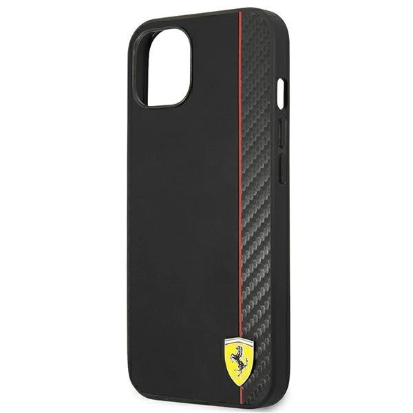 Ferrari FESAXHCP13SBK iPhone 13 mini 5.4" black/black hardcase On Track Carbon Stripe_5