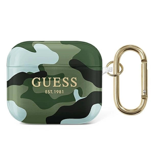 Guess GUA3UCAMA AirPods 3 cover green/khaki Camo Collection_0