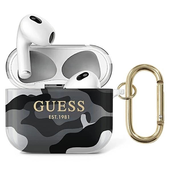 Guess GUA3UCAMG AirPods 3 cover black/black Camo Collection_0
