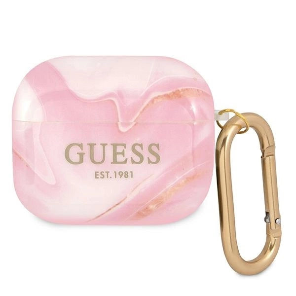 Guess GUA3UNMP AirPods 3 cover pink/pink Marble Collection_0