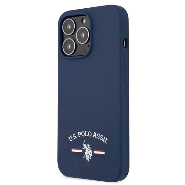 US Polo USHCP13XSFGV iPhone 13 Pro Max 6,7" granatowy/navy Silicone Collection_1
