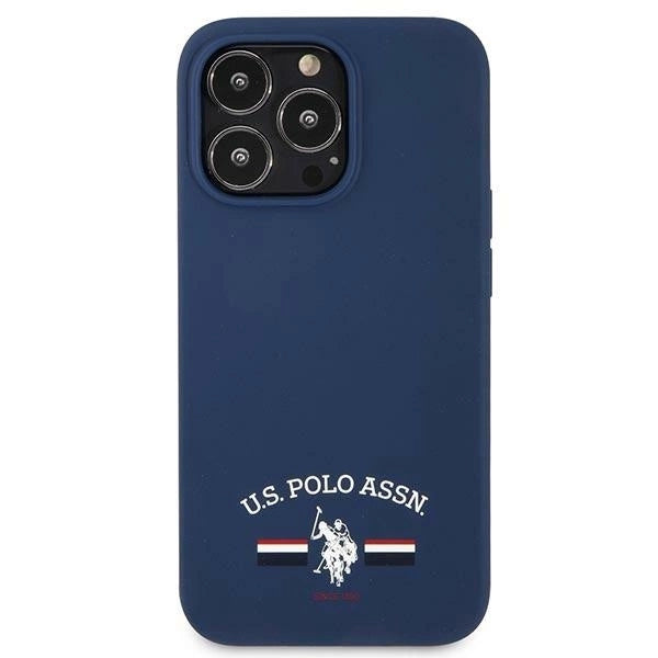 US Polo USHCP13XSFGV iPhone 13 Pro Max 6,7" granatowy/navy Silicone Collection_2