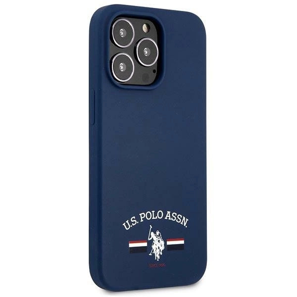 US Polo USHCP13XSFGV iPhone 13 Pro Max 6,7" granatowy/navy Silicone Collection_3