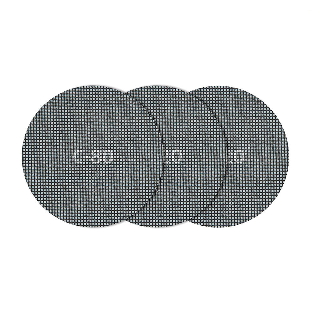 Pack 5 malhas aderentes carburo de silÃ­cio grÃ£o 80,120,220 Ã¸125mm 8464000 wolfcraft_0