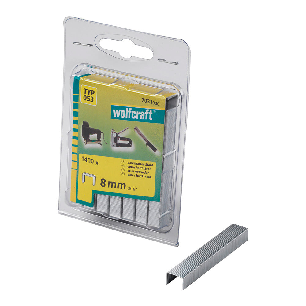 Pack 1400 agrafos largos 8mm. tipo 053 7031000 wolfcraft_0