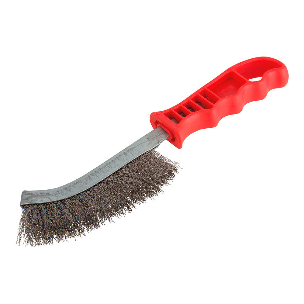 Escova metÃ¡lica de mÃ£o, aÃ§o fino, cabo de plÃ¡stico 2717000 wolfcraft_0