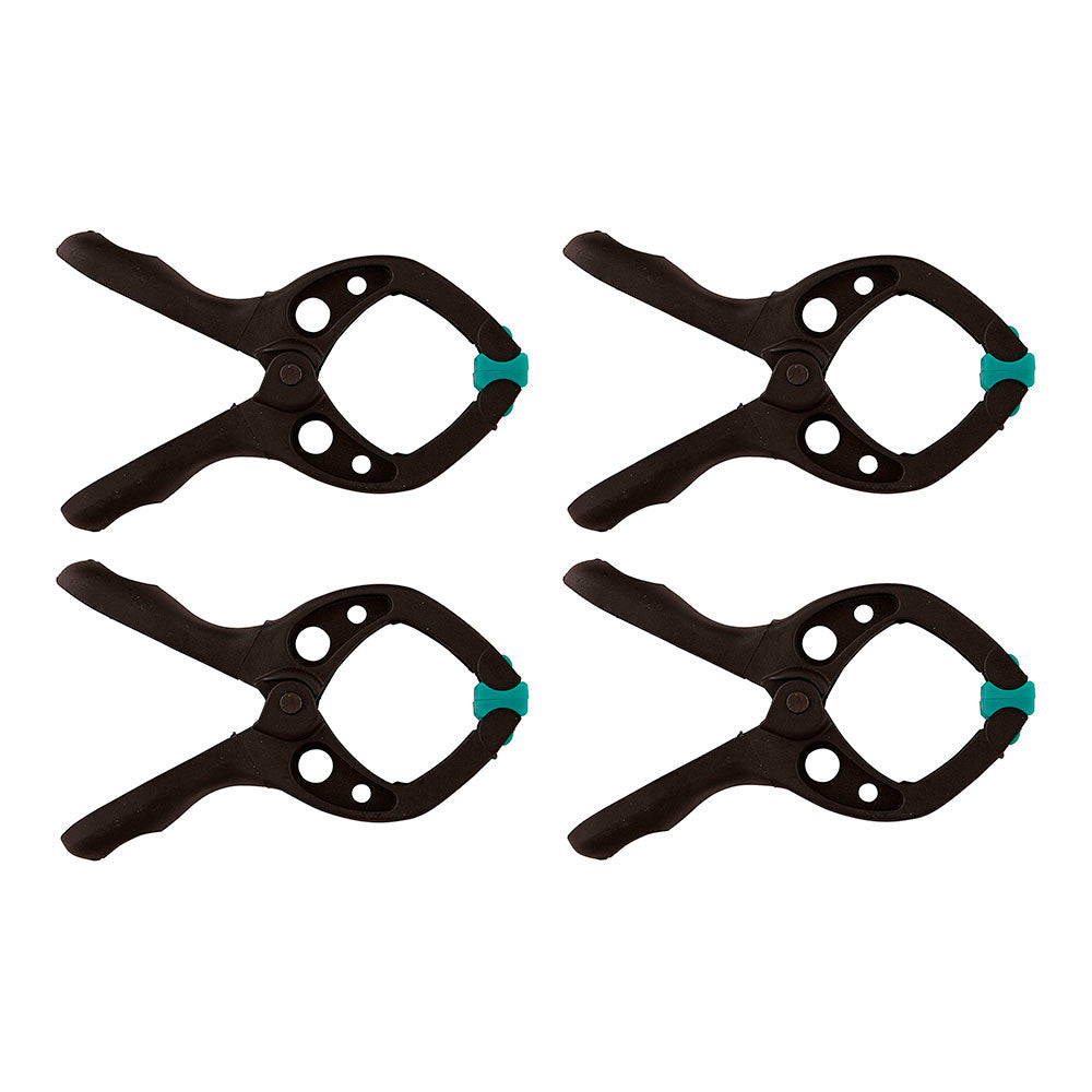 Pack 4 pinÃ§as microfix com resorte 3432000 wolfcraft_0