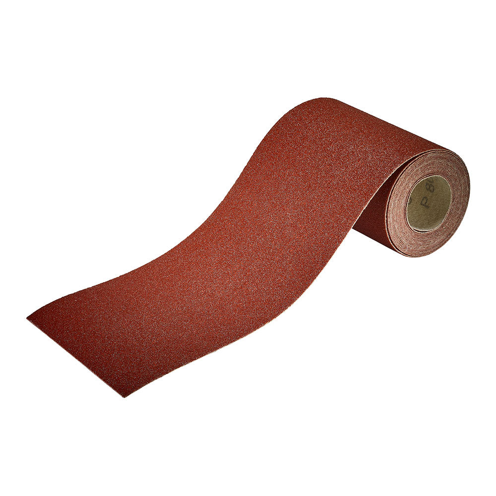 Rolo de papel abrasivo para madeira/metal; grÃ£o: 80, 4m x 115mm 1740000 wolfcraft_0