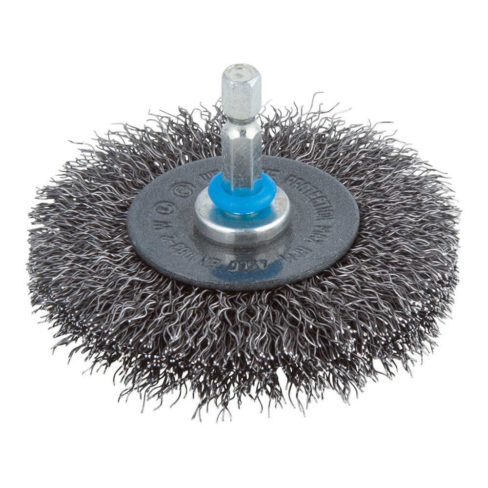 Escova de disco de fio de aÃ§o haste hexagonal Ã¸75x10mm 2100000 wolfcraft_0