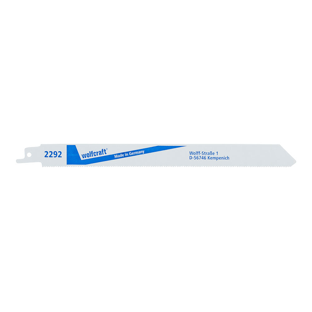 Pack 2 folhas de serra sabre bim, metal, fino, comprimento 230mm 2292000 wolfcraft_0