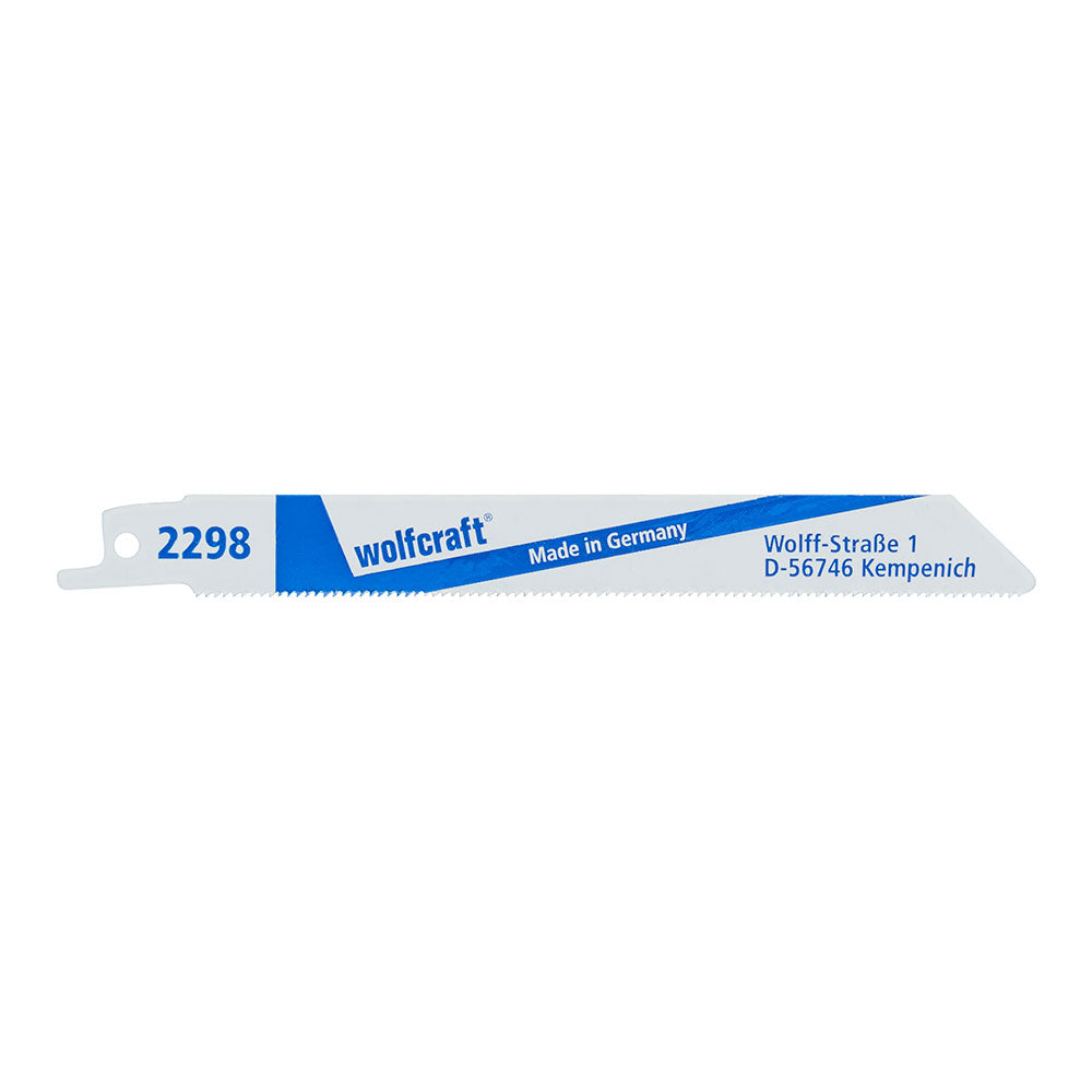 Pack 2 folhas de serra sabre bim, metal, fino, comprimento 150mm 2298000 wolfcraft_0