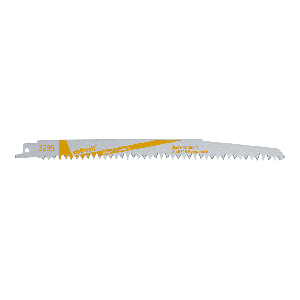 Pack 2 folhas de serra sabre cv, madeira, bruto, comprimento 230mm 2295000 wolfcraft_0
