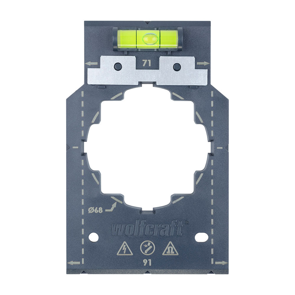 Gabarito para marcar e alinhar, para medidas de 71 e 91mm 5975000 wolfcraft_0