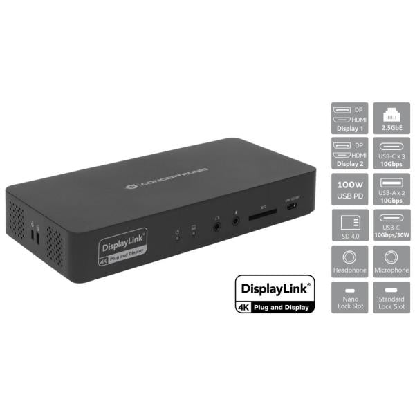 DOCKING STATION DISPLAYLINK 17-in-1 USB 3.2 Gen 2 (DONN31B)_0
