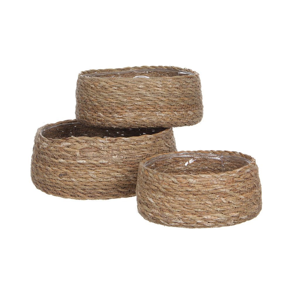 Cesto de vime set de 3 peÃ§as_0