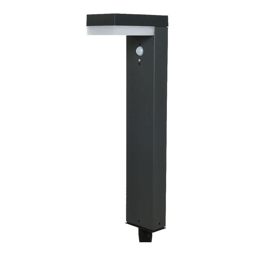 Candeeiro de pÃ© solar com sensor de movimento, branco quente, 75-600 lm, 10 x 16,5 x 50 cm_0