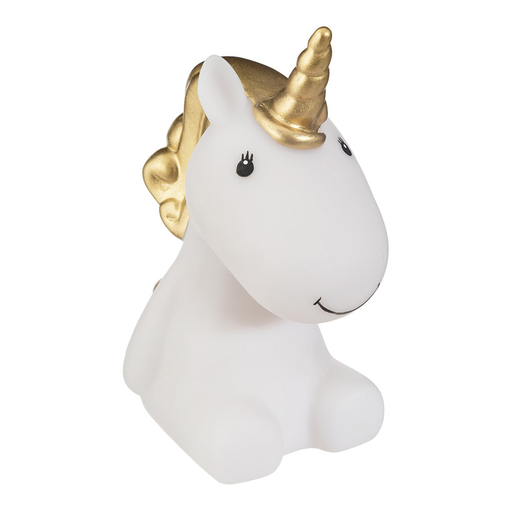 Luz de presenÃ§a led decorativa modelo unicÃ³rnio cores sortidas_0