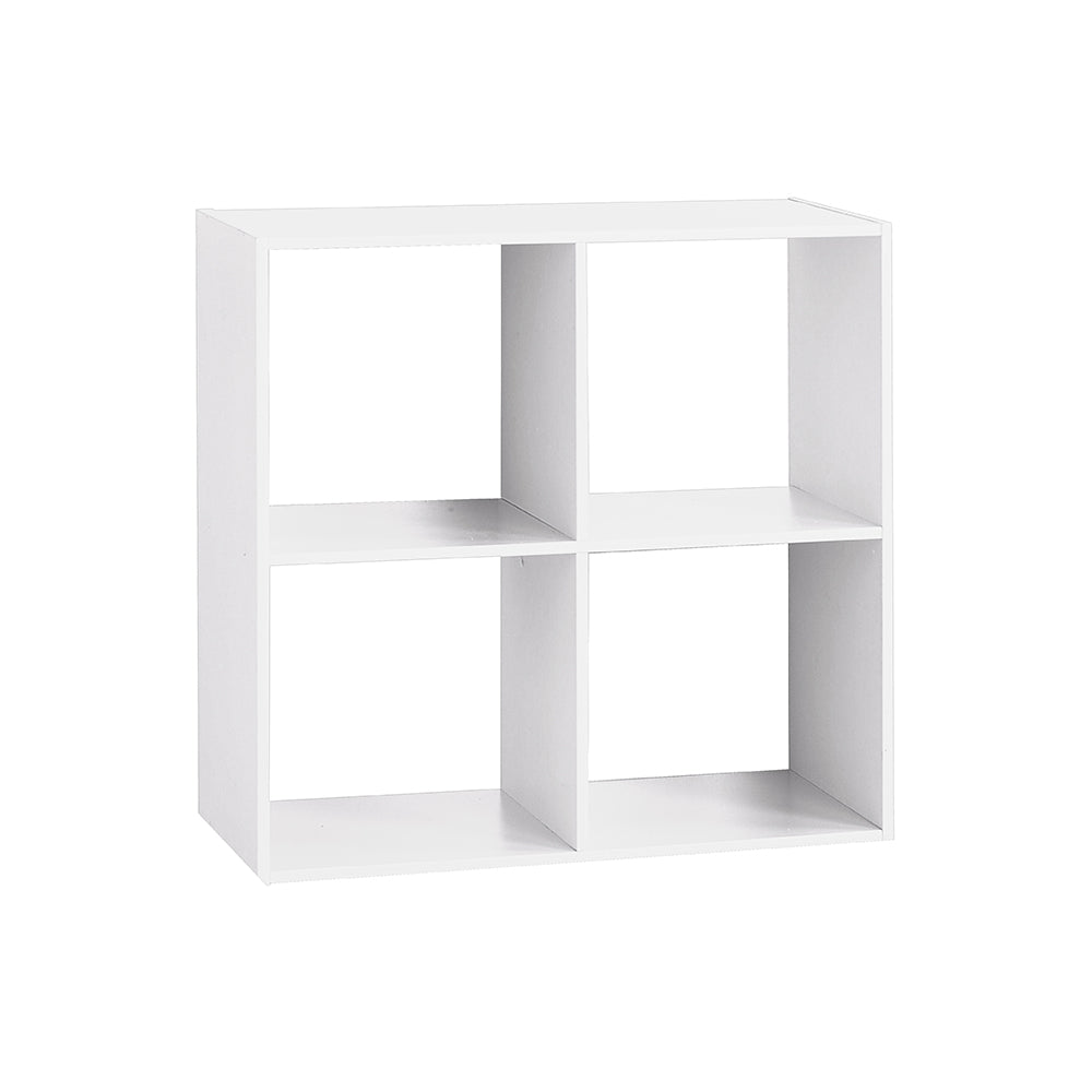 Estante madeira cor branco para 4 caixas de organizaÃ§Ã£o 67.6x32x67.6cm_0