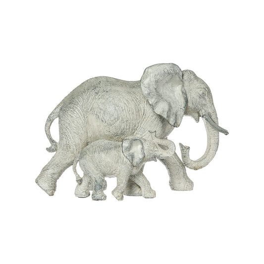 Elefante decorativo de resina cores sortidas 12x22,5x15,5cm_0