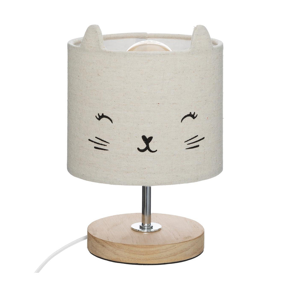 Candeeiro infantil de mesa "cat" e14 (lÃ¢mpada nÃ£o incluÃ­da)_0