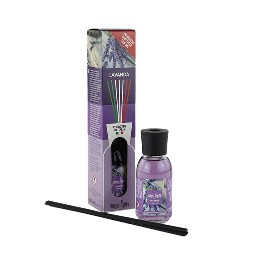 Difusor aroma mikado lavanda 125ml magic lights_0