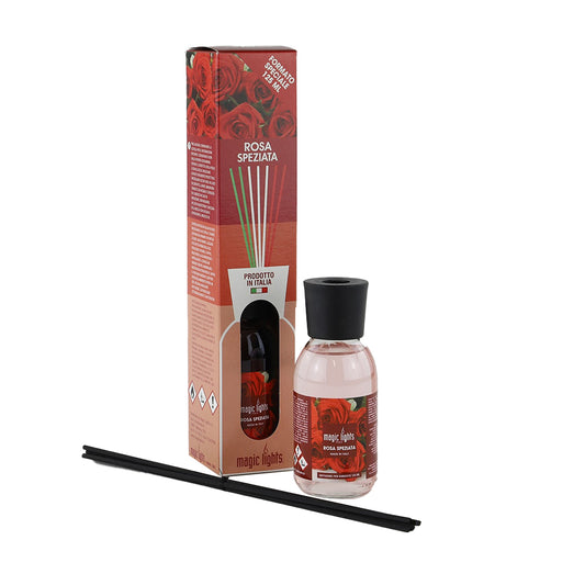 Difusor aroma mikado picantes rose 125ml magic lights_0
