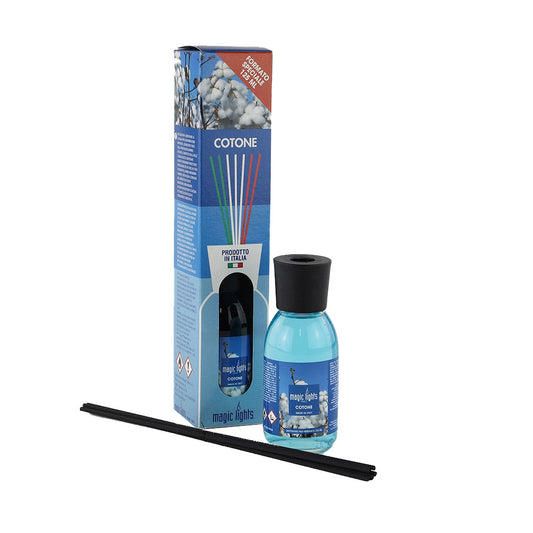 Difusor aroma mikado algodÃ£o 125ml magic lights_0