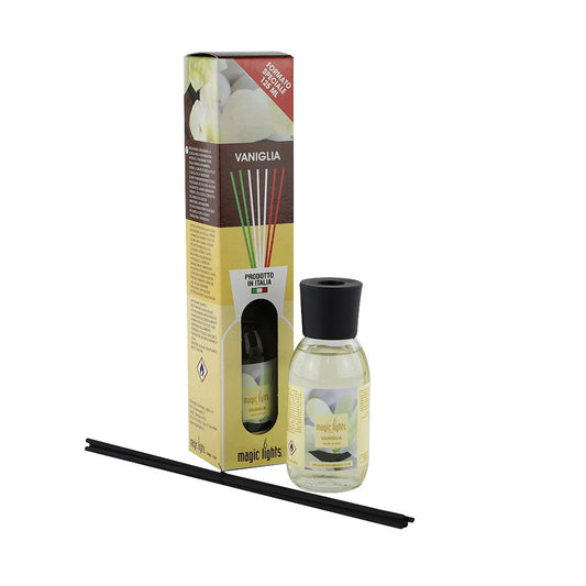 Difusor aroma mikado baunilha 125ml magic lights_0